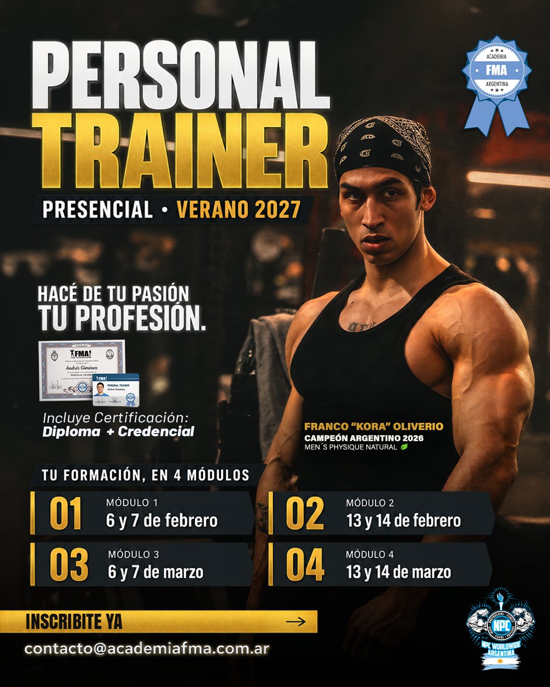 Personal Trainer Presencial